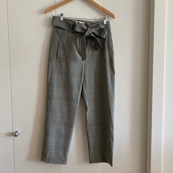 🍂fall drop🍂 Wilfred Tie Front Pant Plaid - Picture 1 of 8